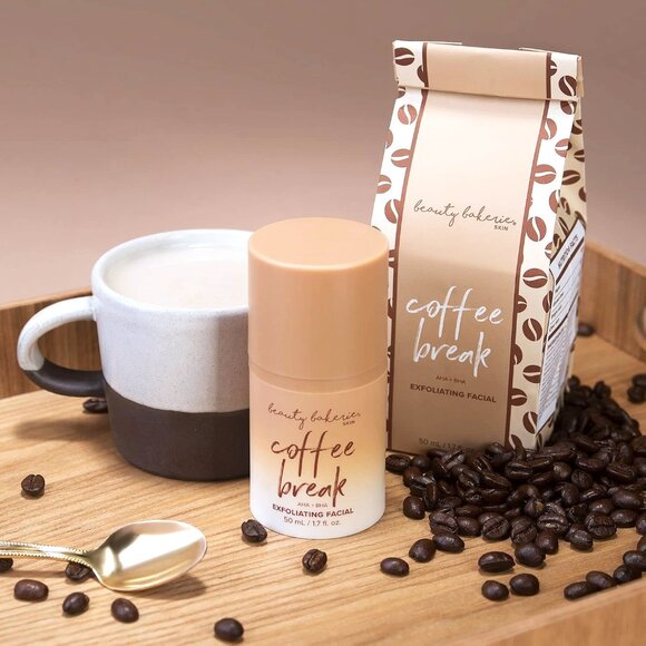 Beauty Bakerie Coffee Break AHA + BHA Exfoliating Facial Skin Care Product NIB - Picture 6 of 14